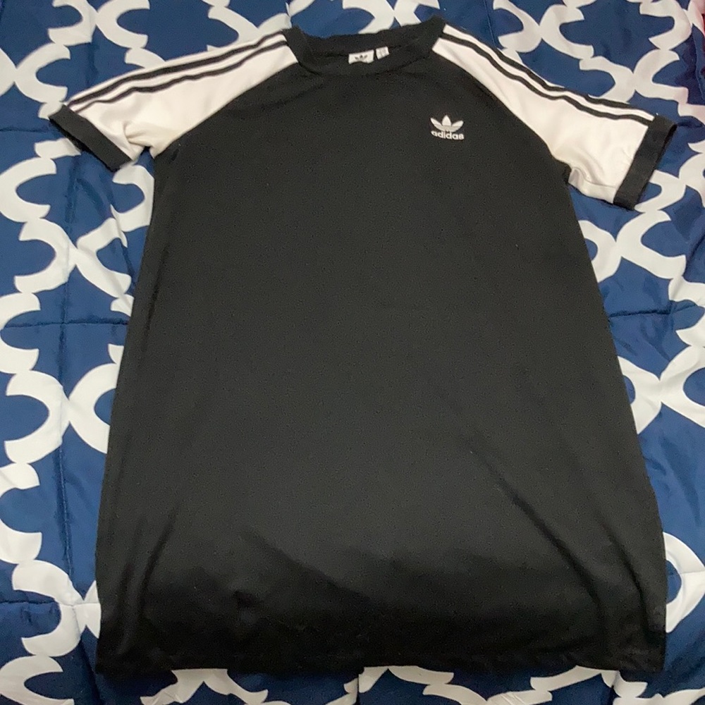 Adidas, Black Tshirt dress, Size M